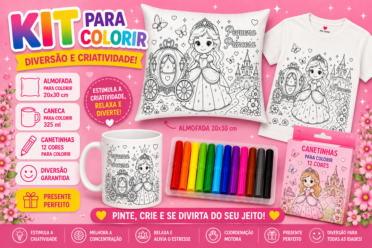 Kit completo tema princesa